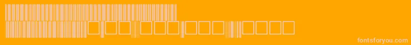 C39p72dltt Font – Pink Fonts on Orange Background