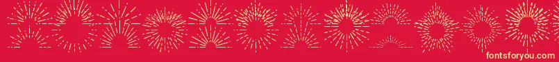 Подробнее о шрифте FotograamiSun Шрифт FotograamiSun – жёлтые шрифты на красном фоне