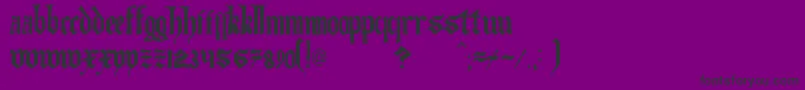 TheArtOfIlluminating Font – Black Fonts on Purple Background