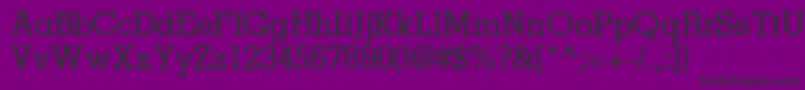 JaaksskRegular Font – Black Fonts on Purple Background