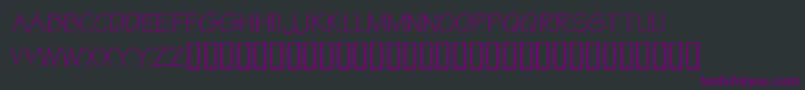 KrStarLetters Font – Purple Fonts on Black Background
