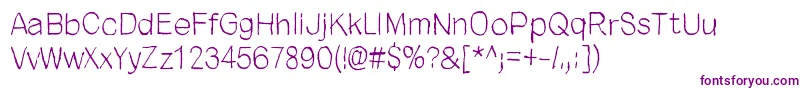 CloseYourEyes-fontti – violetit fontit