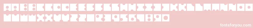 Bpapeloig Font – White Fonts on Pink Background