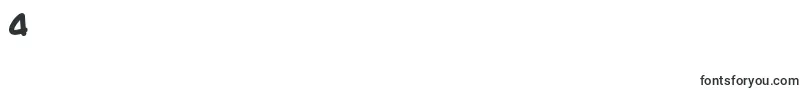 Подробнее о шрифте Painterz Шрифт Painterz – шрифты цифры 4