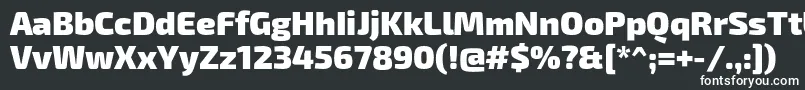 Exo2Black Font – White Fonts