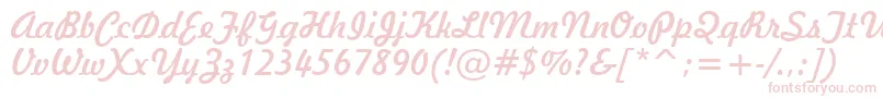 Freehand521Bt Font – Pink Fonts on White Background