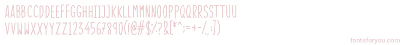 SkinnyThings Font – Pink Fonts