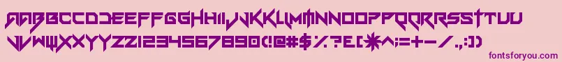 VerminVibesEx Font – Purple Fonts on Pink Background