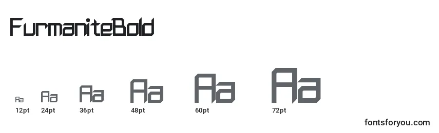 FurmaniteBold Font Sizes