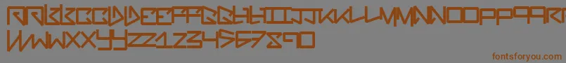More about Bentout Font Bentout Font – Brown Fonts on Gray Background