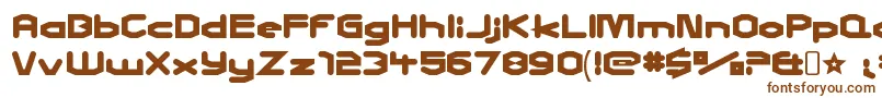 CharlesinchargeRegular-fontti – ruskeat fontit valkoisella taustalla