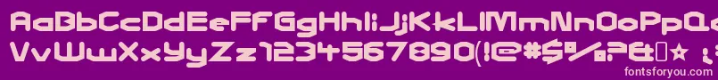 CharlesinchargeRegular Font – Pink Fonts on Purple Background