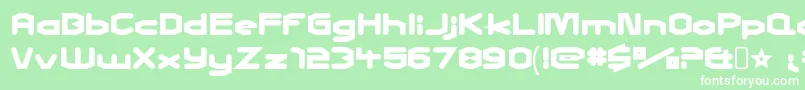 CharlesinchargeRegular Font – White Fonts on Green Background