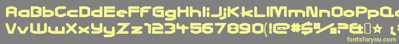 CharlesinchargeRegular Font – Yellow Fonts on Gray Background