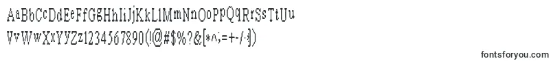 Arashnaziblurb-fontti – Fontit Microsoft Wordille