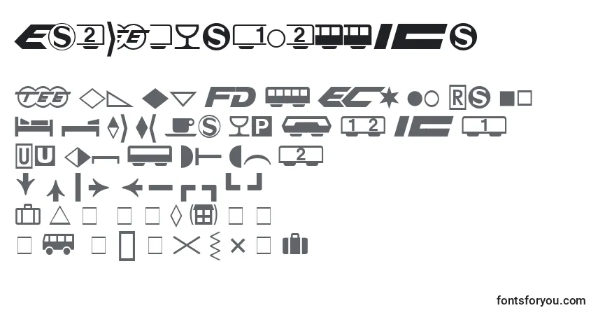 Czcionka FormatPiThreeSsi – alfabet, cyfry, specjalne znaki