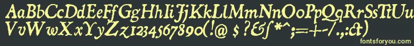 More about Domii Font Domii Font – Yellow Fonts on Black Background