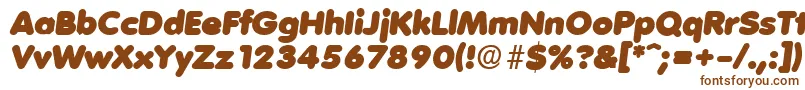 VolkswagenSerialBlackRegularitalicDb Font – Brown Fonts