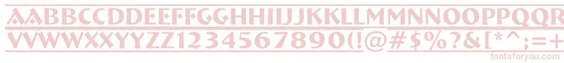 ABremendcfr Font – Pink Fonts on White Background