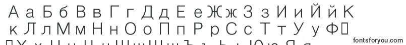 Шрифт HygothicExtra – болгарские шрифты
