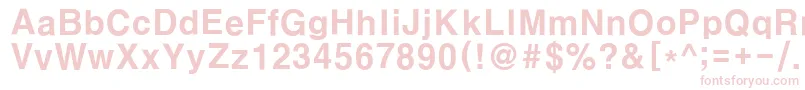 Шрифт HygothicExtra – розовые шрифты на белом фоне