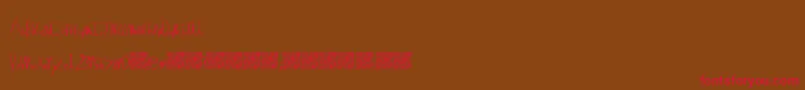 Lemonadehustler Font – Red Fonts on Brown Background