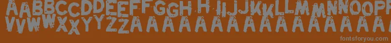More about Swordfish Font Swordfish Font – Gray Fonts on Brown Background