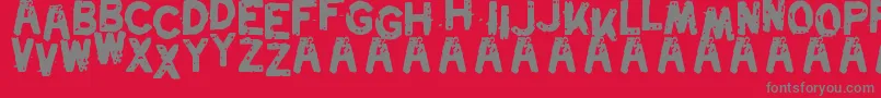 Swordfish Font – Gray Fonts on Red Background