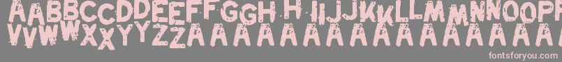 Swordfish-Schriftart – Rosa Schriften auf grauem Hintergrund