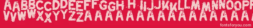Swordfish Font – Pink Fonts on Red Background