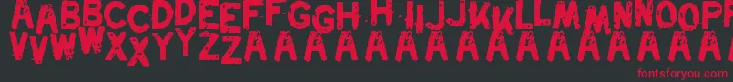 Swordfish Font – Red Fonts on Black Background