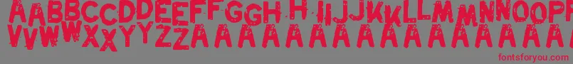 Swordfish Font – Red Fonts on Gray Background