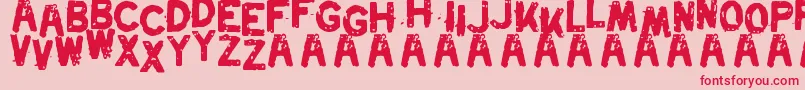 Swordfish Font – Red Fonts on Pink Background