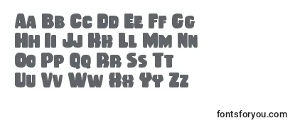 Review of the Rubberboybold Font