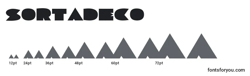 Sortadeco Font Sizes