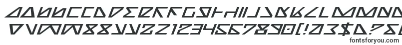 NickTurboExpandedItalic-fontti – epäselvät fontit