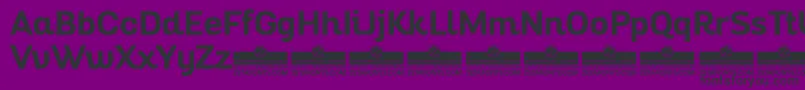 AltairBoldTrial-Schriftart – Schwarze Schriften auf violettem Hintergrund