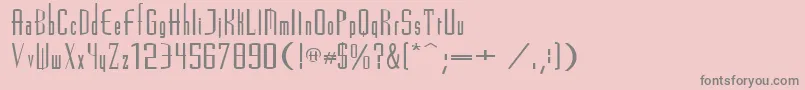 Madrid2e Font – Gray Fonts on Pink Background