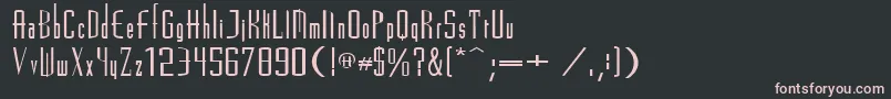 Madrid2e Font – Pink Fonts on Black Background