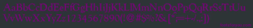 GoudycatalogueRegularDb Font – Purple Fonts on Black Background