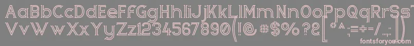 Zebrra ffy Font – Pink Fonts on Gray Background