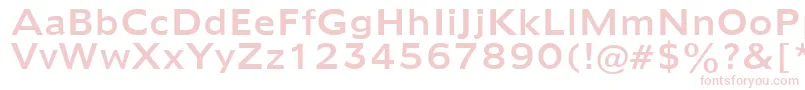 AdamsNormal Font – Pink Fonts on White Background