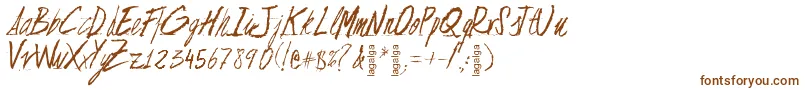 FlojaScript Font – Brown Fonts