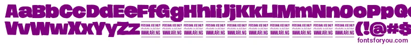 HierografsolidPersonal Font – Purple Fonts