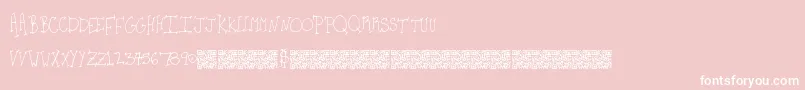 Kidsparty Font – White Fonts on Pink Background