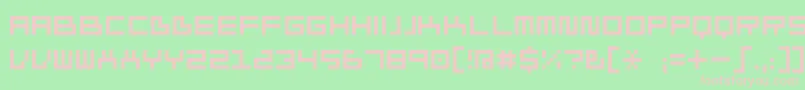 Ivorg Font – Pink Fonts on Green Background