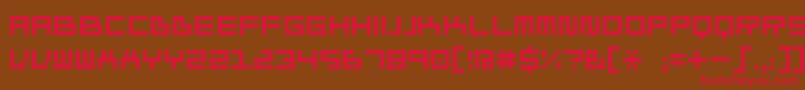 Ivorg Font – Red Fonts on Brown Background