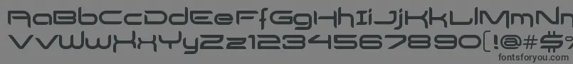 DelogsGoesHiTech Font – Black Fonts on Gray Background