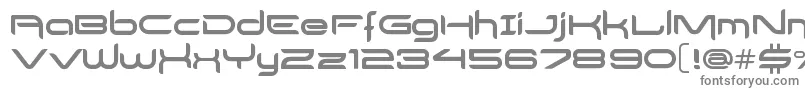 DelogsGoesHiTech Font – Gray Fonts on White Background