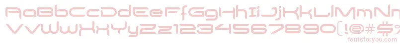 DelogsGoesHiTech Font – Pink Fonts on White Background